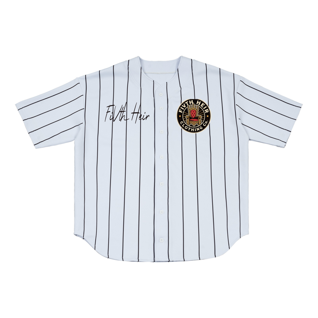 Pinstripe Baseball Jersey