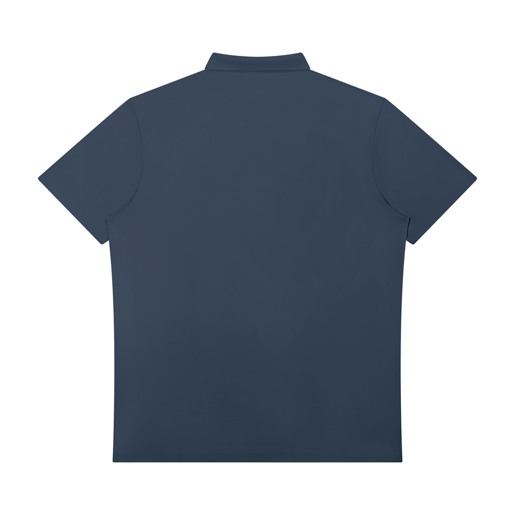 Double Logo Men's Quarter-Zip Performance Golf Shirt