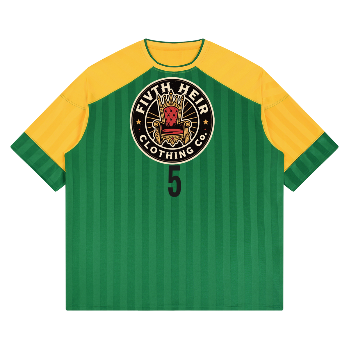 Striped #5 Sports Jersey