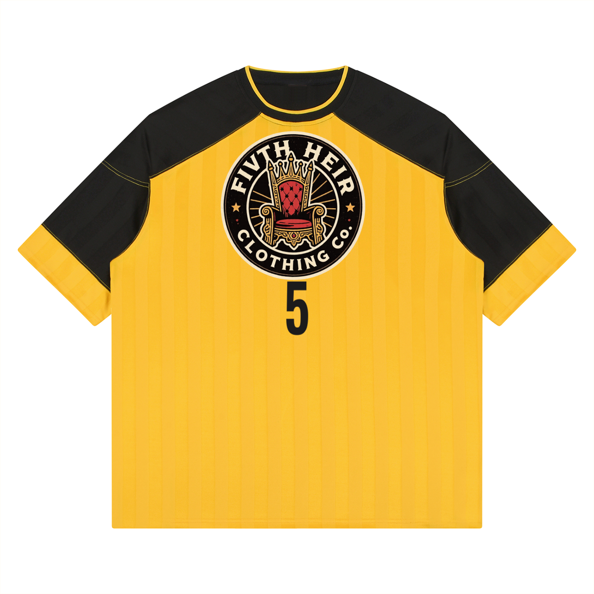 Striped #5 Sports Jersey