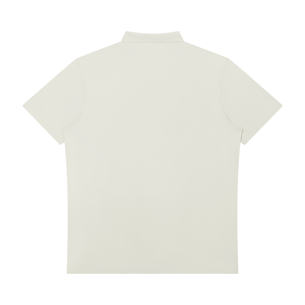 Double Logo Men's Quarter-Zip Performance Golf Shirt