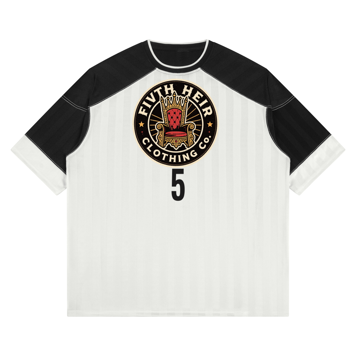 Striped #5 Sports Jersey