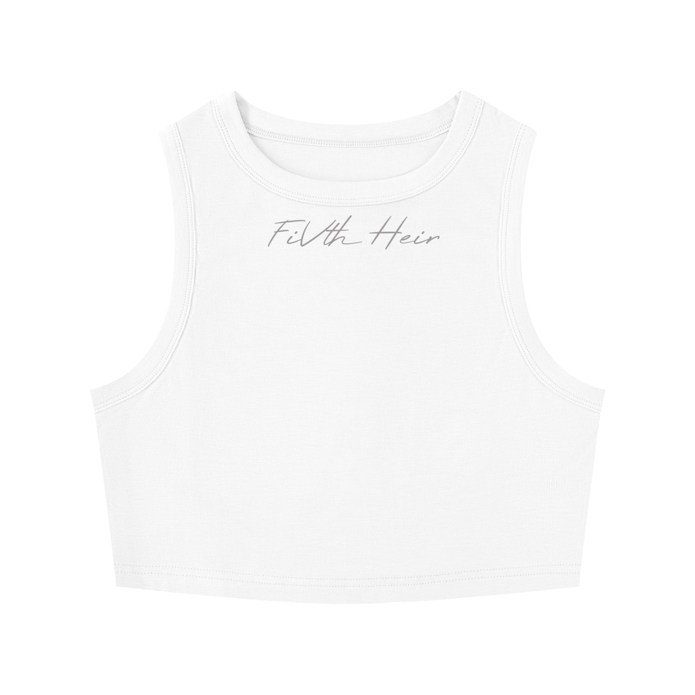 Women's Tight Crewneck Crop Tank Top