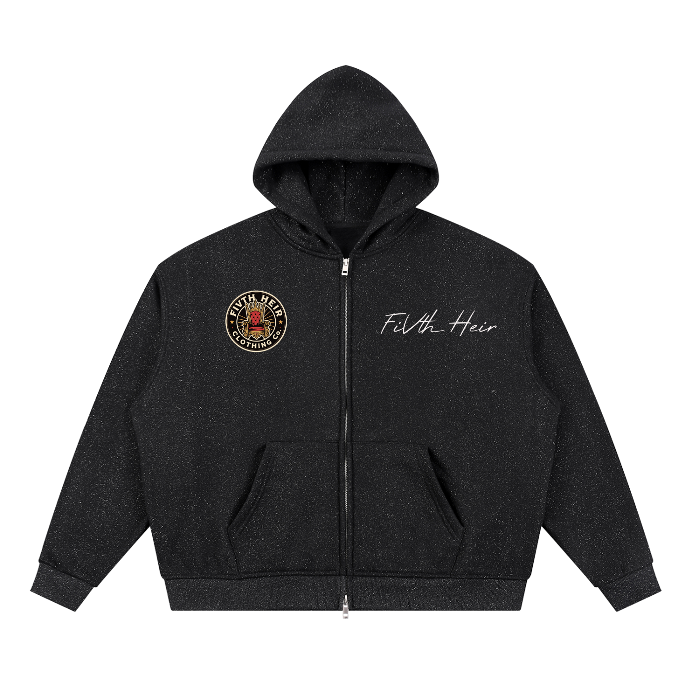 Full Zip Boxy Hoodie