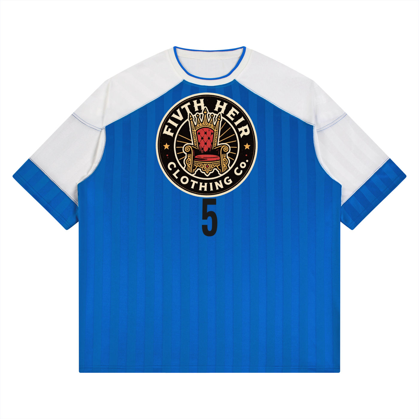 Striped #5 Sports Jersey