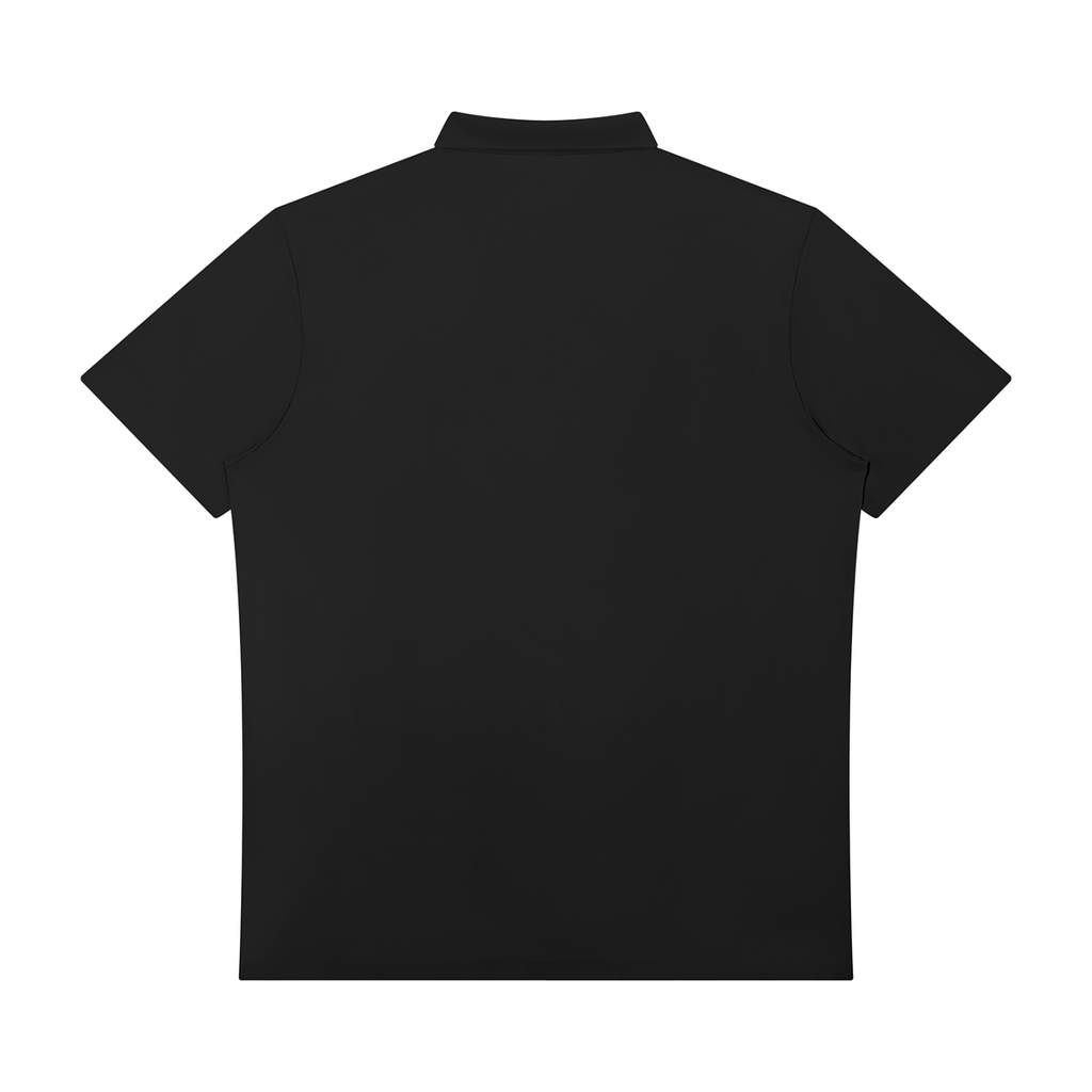 Double Logo Men's Quarter-Zip Performance Golf Shirt