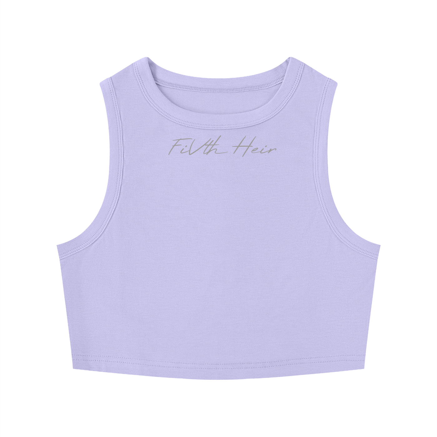 Women's Tight Crewneck Crop Tank Top