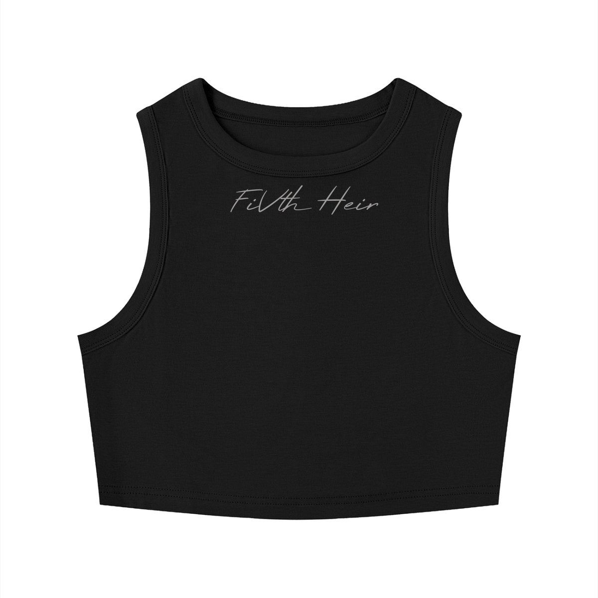 Women's Tight Crewneck Crop Tank Top