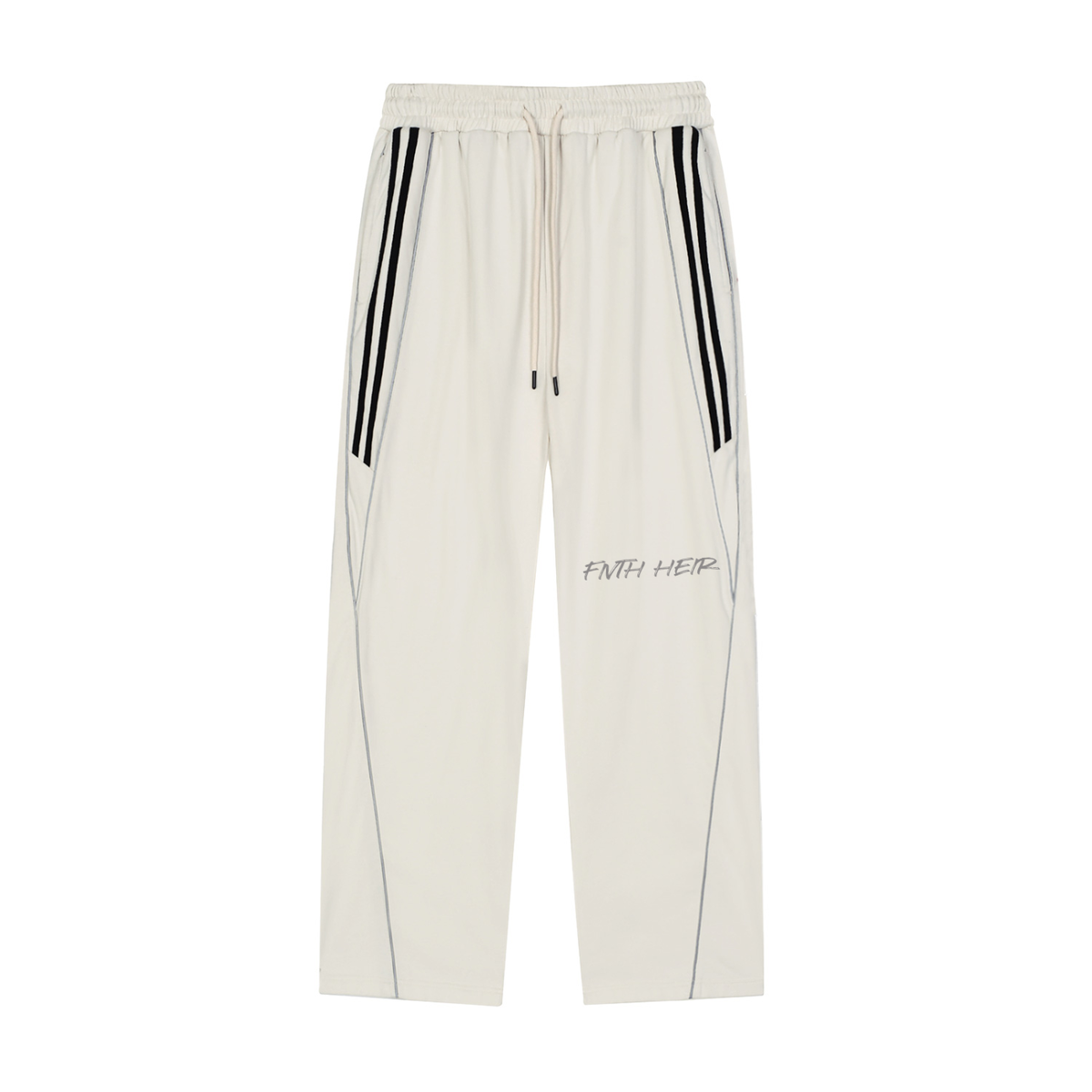 Reflection Striped Straight-Leg Sweatpants
