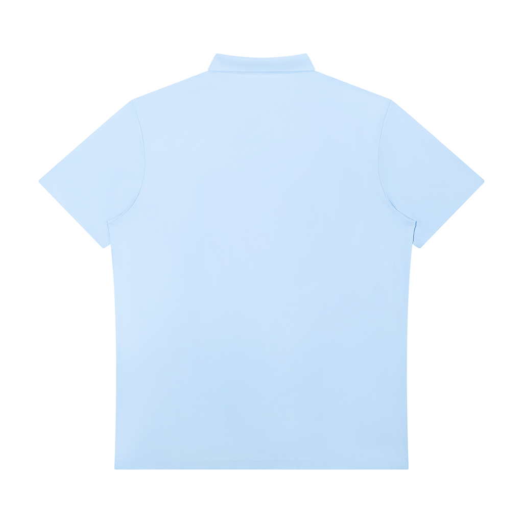 Double Logo Men's Quarter-Zip Performance Golf Shirt